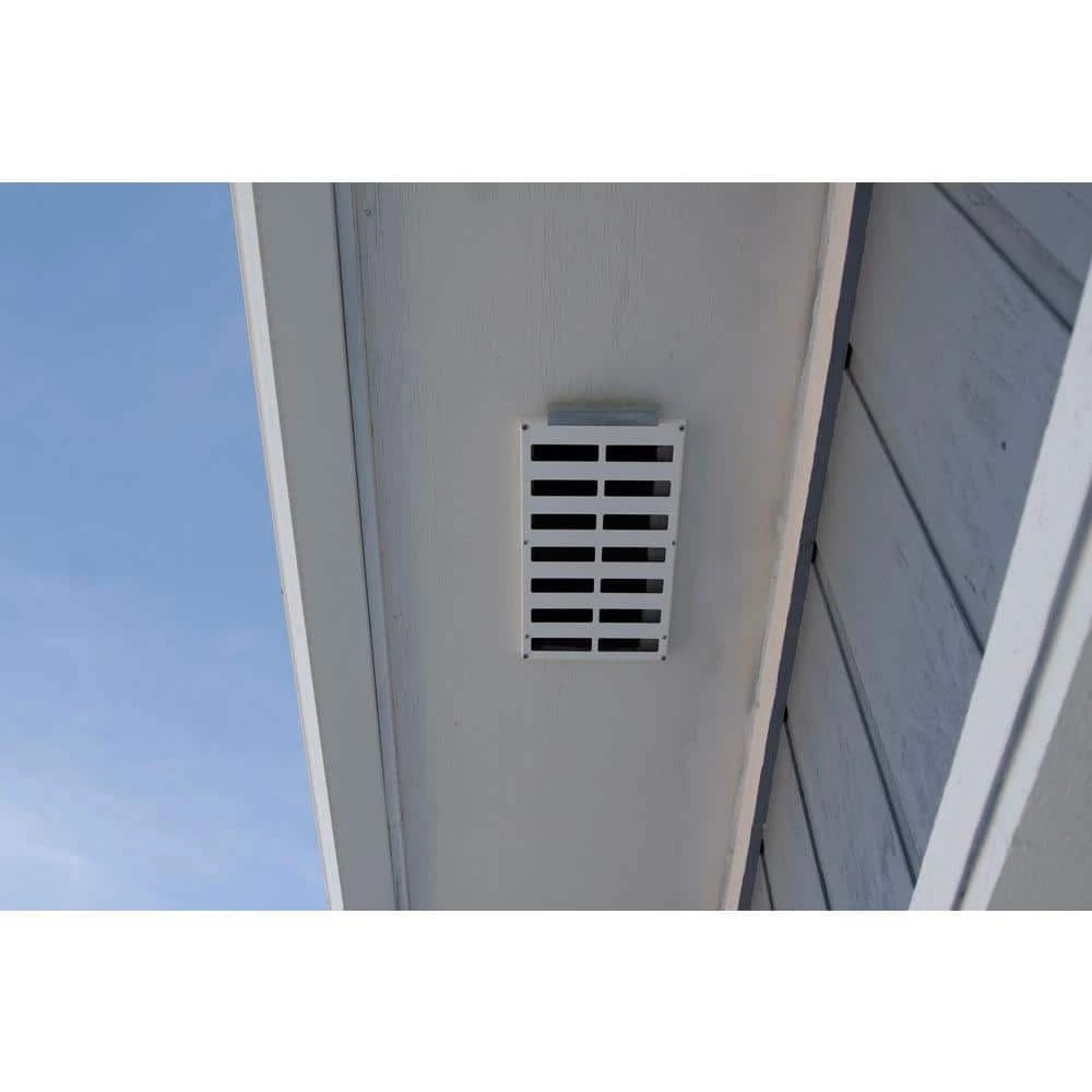 Master Flow 16.5 in. x 1.5 in. Rectangular Almond Built-In Screen Galvanized Steel Soffit Vent (Carton of 12) - Image 4