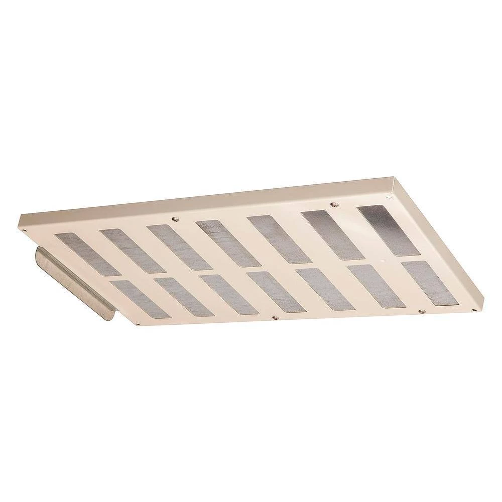 Master Flow 16.5 in. x 1.5 in. Rectangular Almond Built-In Screen Galvanized Steel Soffit Vent (Carton of 12) - Image 2