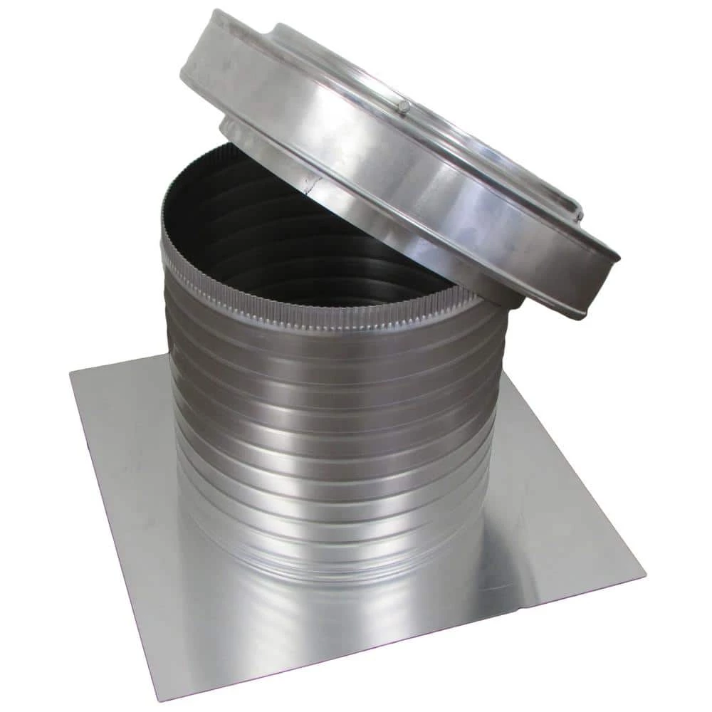 Active Ventilation 12 in. Dia Keepa Vent an Aluminum Roof Vent for Flat Roofs - Image 4