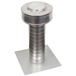 Active Ventilation 4 in. Dia Keepa Vent an Aluminum Roof Vent for Flat Roofs