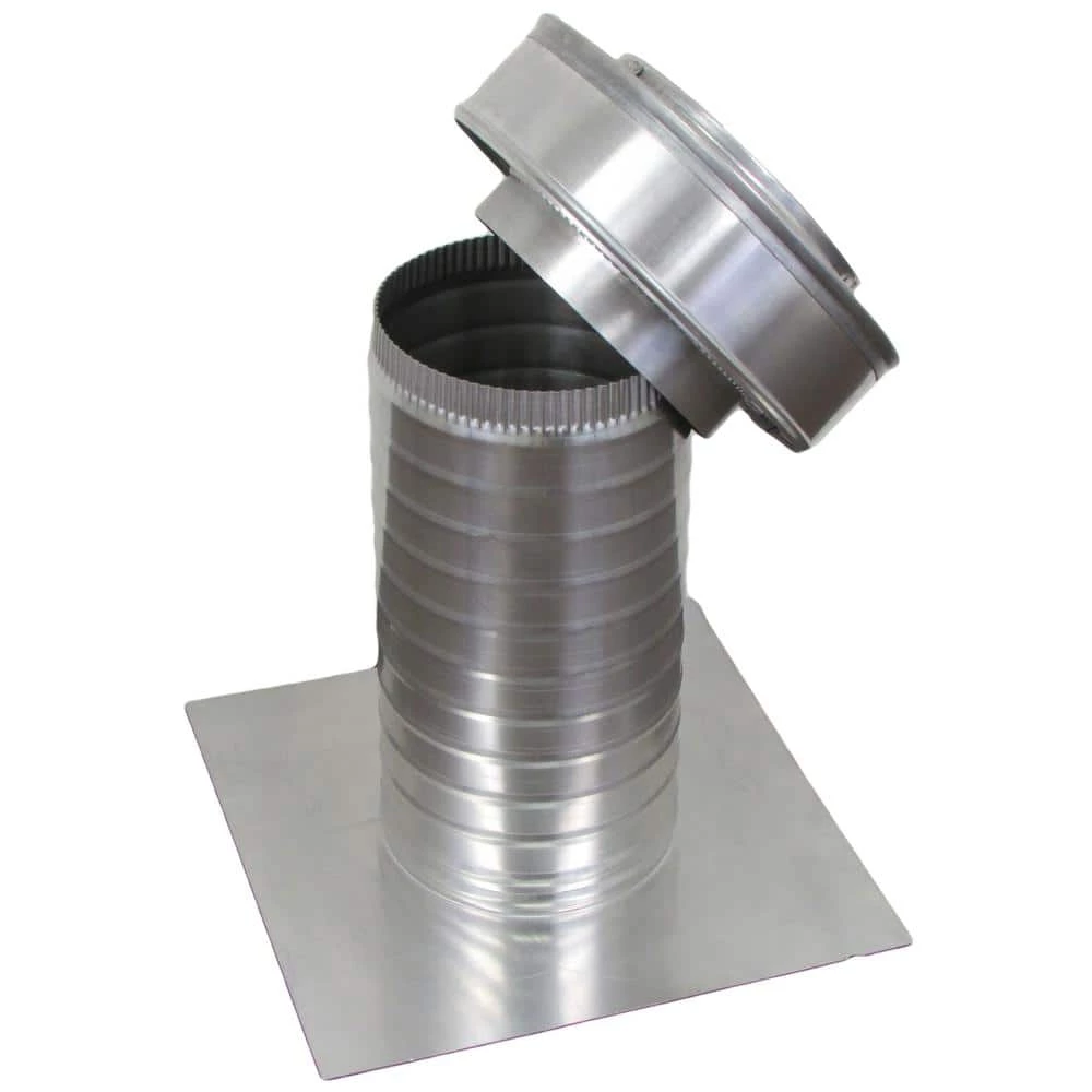 Active Ventilation 6 in. Dia Keepa Vent an Aluminum Roof Vent for Flat Roofs - Image 4