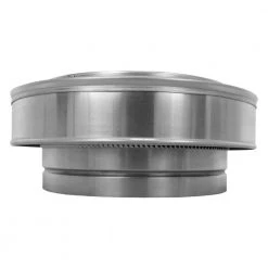 Active Ventilation 9 in. Dia Aluminum Vent Pipe Cap in Mill Finish