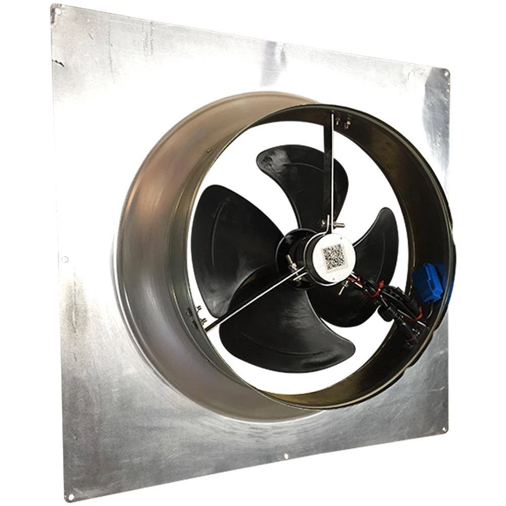 Remington Solar 1280 CFM Aluminum Hybrid (Solar/Electric) Powered Gable Mount Gable Louver Vent - Image 6