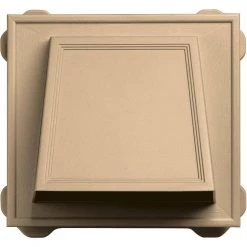 Builders Edge 6 in. Hooded Siding Vent #045-Sandstone Maple