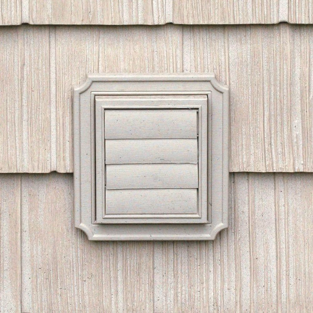 Builders Edge Scalloped Siding Exhaust Vent #021-Sandstone Beige - Image 2
