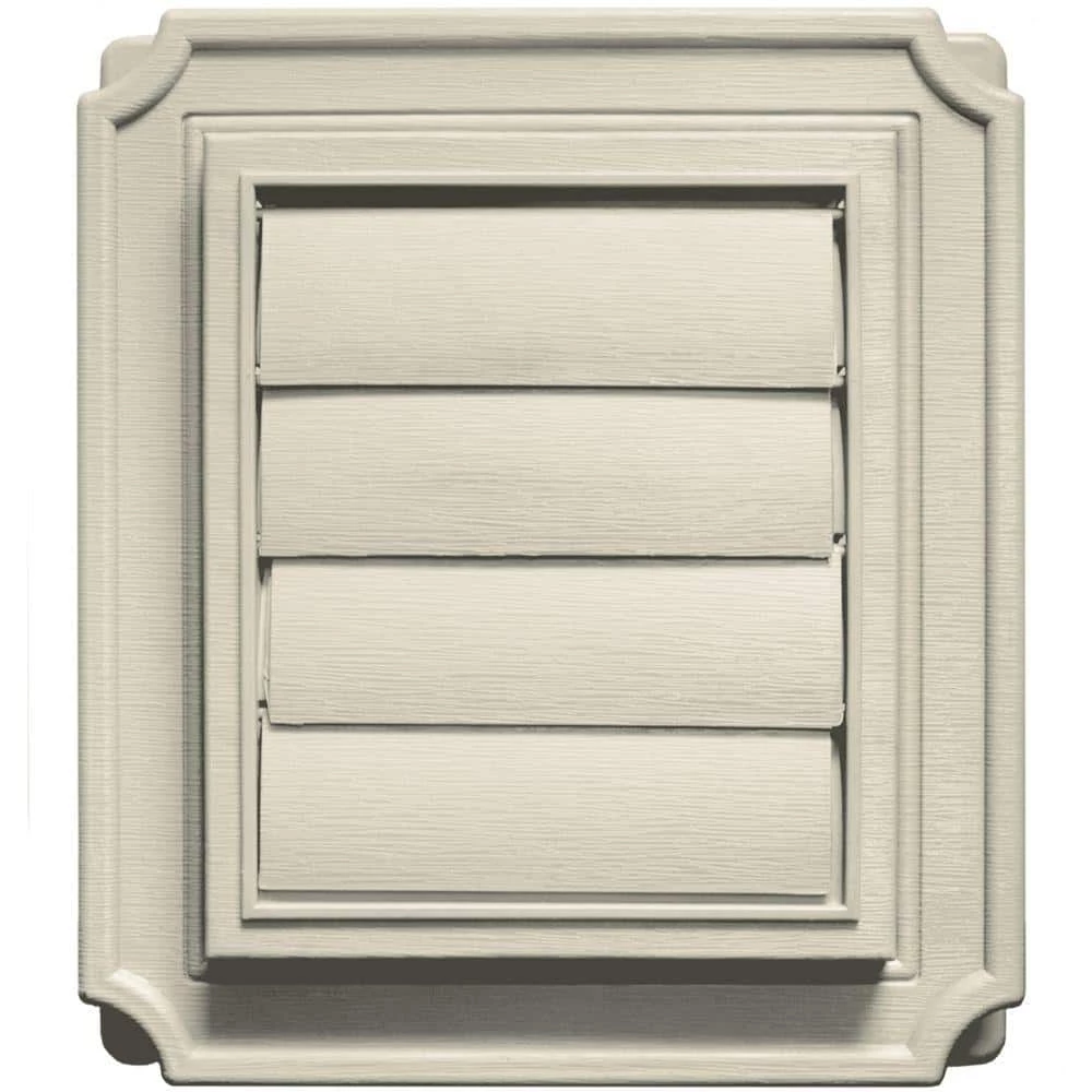 Builders Edge Scalloped Exhaust Siding Vent #089-Champagne