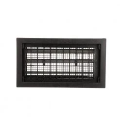 Air Vent 16 in. x 8 in. Automatic Foundation Vent in Black (10 Vents per Carton)