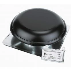 Air Vent 1500 CFM Black Power Roof Mount Attic Ventilator