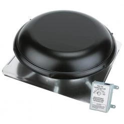 Air Vent 1170 CFM Black Power Roof Mount Attic Ventilator