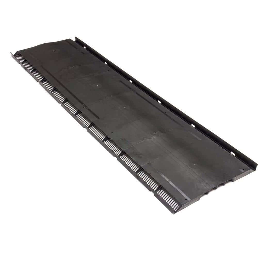 Air Vent VenturiVent 1.1 in. x 14.2 in. x 48 in. Ridge Vent in Black with Nails (Sold in Carton of 10-Pieces Only)