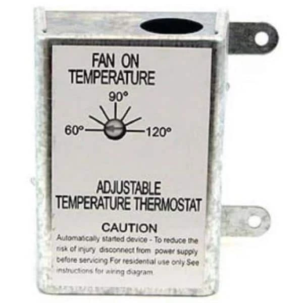 CENTRIC AIR Gable Mounted Attic Fan with Thermostat Fully Assembled Plug and Play Operation 1580 CFM - Image 3