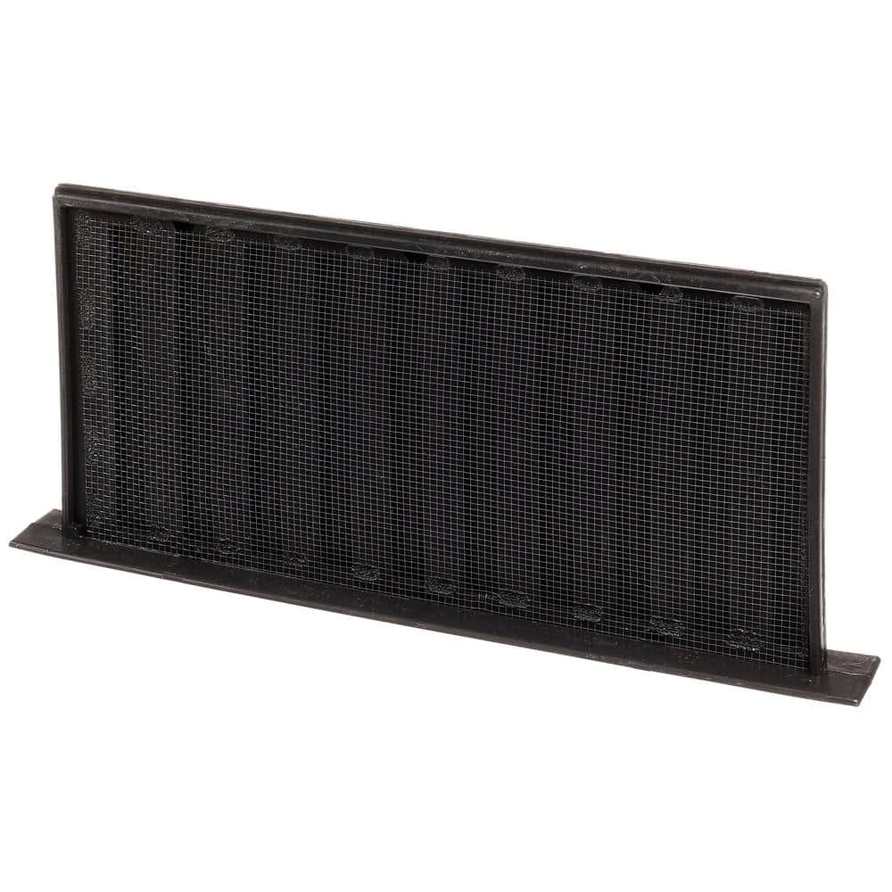 Master Flow 16 in. x 8 in. Plastic Resin Slider Foundation Vent in Black - Image 3