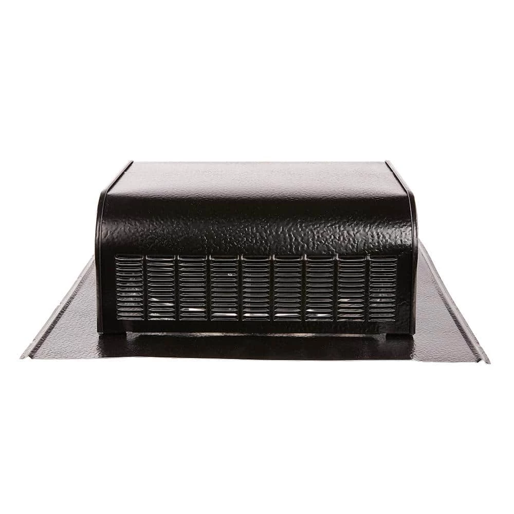 Master Flow 60 sq. in. NFA Aluminum Slant Back Roof Louver Static Vent in Black (Carton of 6) - Image 6