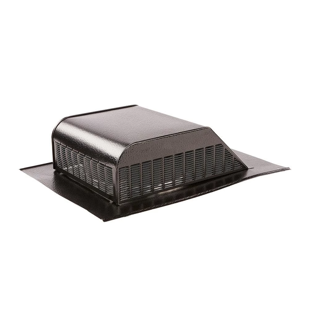 Master Flow 60 sq. in. NFA Aluminum Slant Back Roof Louver Static Vent in Black (Carton of 6) - Image 5