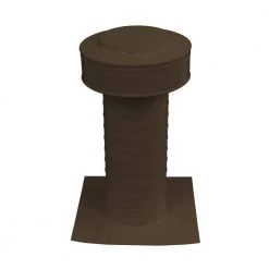 5 in. Dia Aluminum Static Keepa Vent in Brown