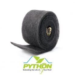 PYTHON 3/4 in. x 10.5 in. x 20 ft. Rolled Ridge Vent with Nails