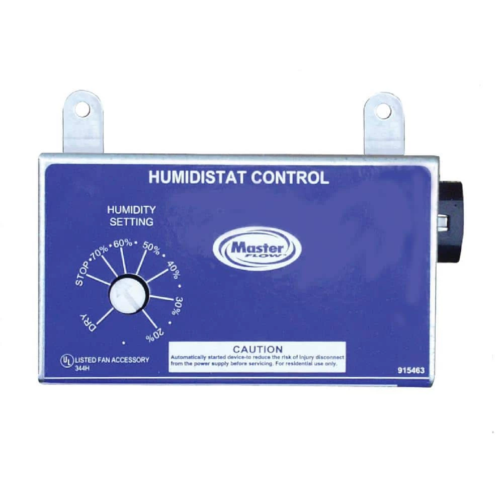 Master Flow Manually Adjustable Humidistat for Power Vents