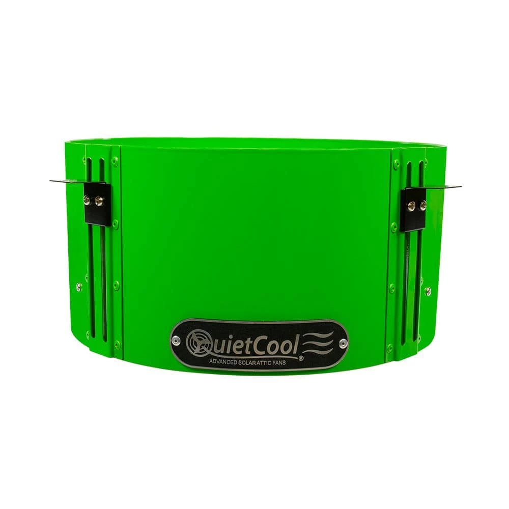 QuietCool 40-Watt Hybrid Solar/Electric Powered Gable Mount Attic Fan with Included Inverter - Image 5