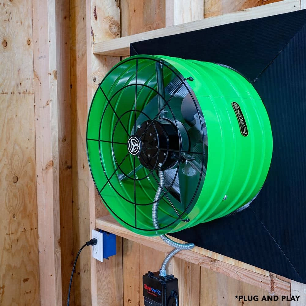 QuietCool 2830 CFM Smart App Controlled 3-Speed Gable Mount Attic Fan - Image 2