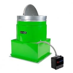 QuietCool 20.25 in x 14 in 1452 CFM Green Galvanized Steel Speed Control Whole House Fan