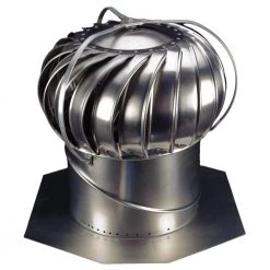 LOMANCO 14 in. Mill Finish Aluminum Externally Braced Whirlybird Wind Turbine