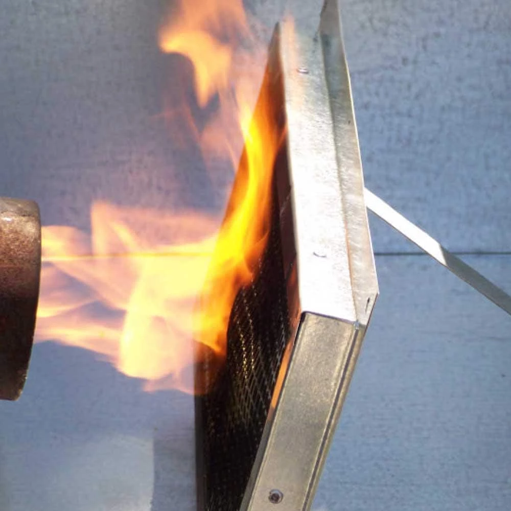 Gibraltar Building Products 16 in. x 19.75 in. Rectangular Metallic Steel Built-in Screen Gable Louver Vent - Image 3