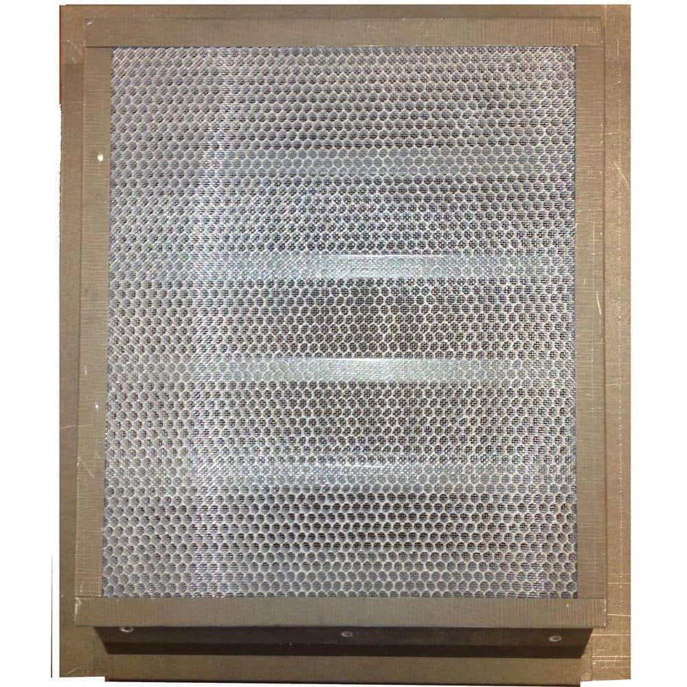 Gibraltar Building Products 16 in. x 19.75 in. Rectangular Metallic Steel Built-in Screen Gable Louver Vent - Image 2