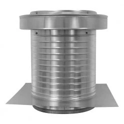 Active Ventilation 12 in. Dia. Aluminum Keepa Roof Jack with 2 in. Tail Pipe in Mill Finish
