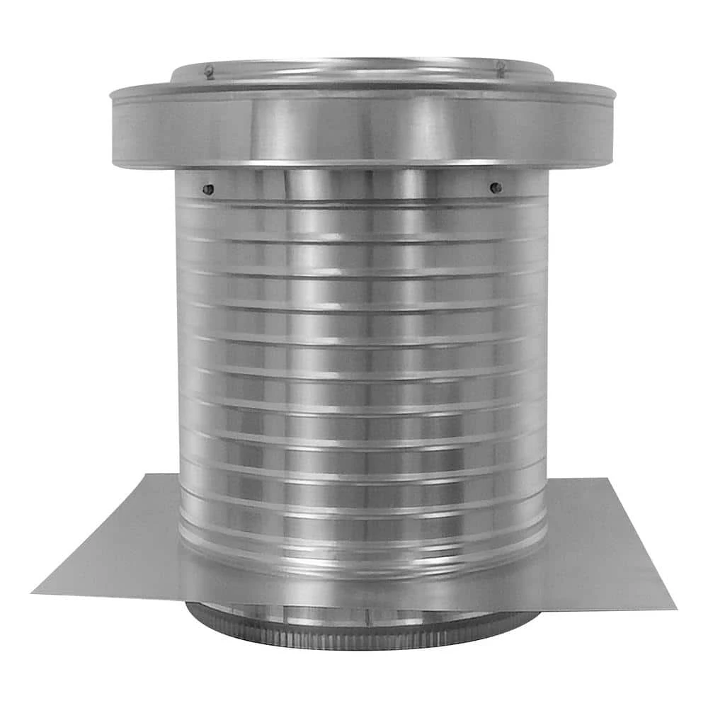 Active Ventilation 12 in. Dia. Aluminum Keepa Roof Jack with 2 in. Tail Pipe in Mill Finish