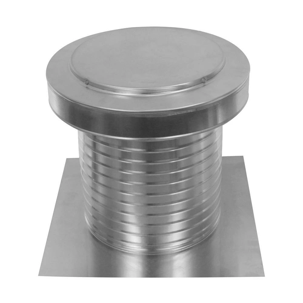 Active Ventilation 12 in. Dia. Aluminum Keepa Roof Jack with 2 in. Tail Pipe in Mill Finish - Image 2