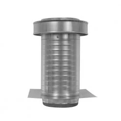 Active Ventilation 8 in. Dia. Aluminum Keepa Roof Jack with 2 in. Tail Pipe in Mill Finish