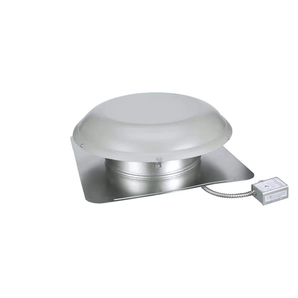 Air Vent 1320 CFM Aluminum Finish Power Roof Mount Attic Ventilator - Image 6