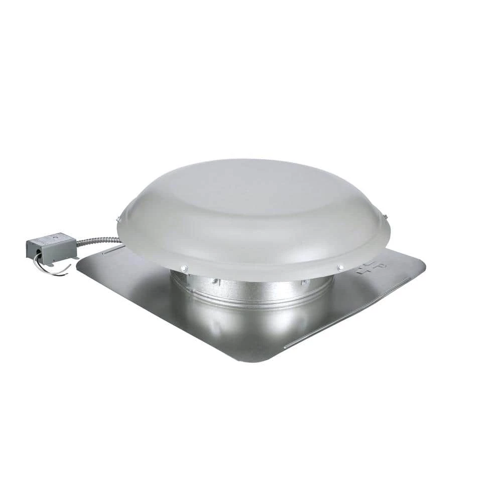 Air Vent 1320 CFM Aluminum Finish Power Roof Mount Attic Ventilator - Image 5