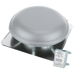 Air Vent 1320 CFM Aluminum Finish Power Roof Mount Attic Ventilator