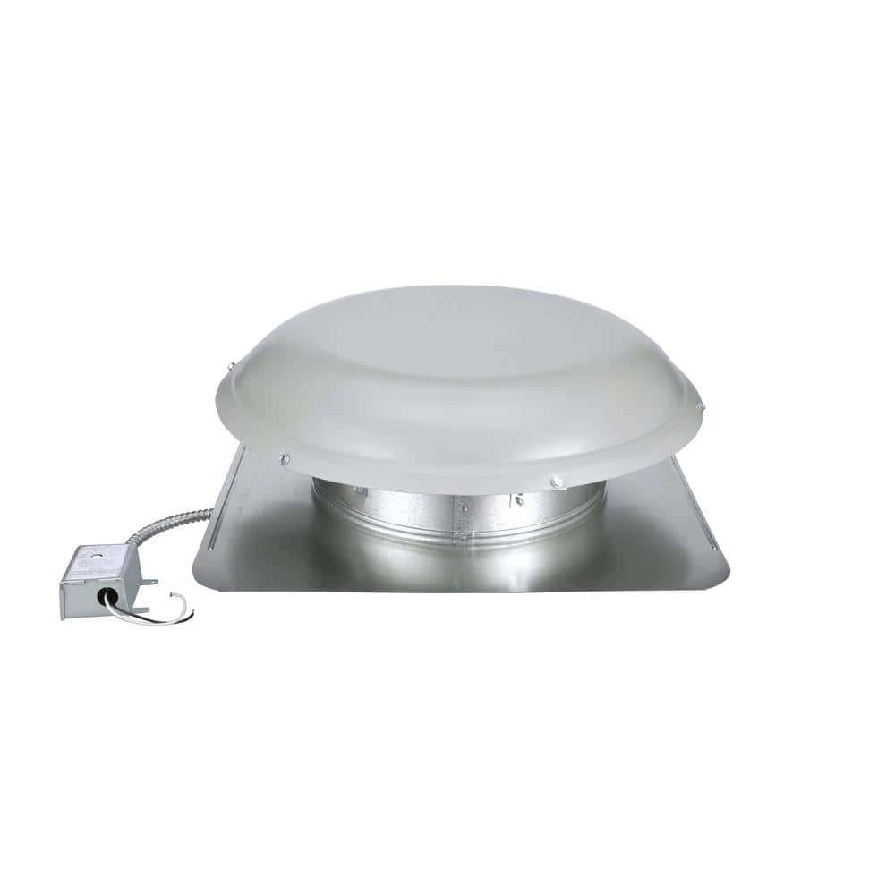 Air Vent 1320 CFM Aluminum Finish Power Roof Mount Attic Ventilator - Image 4