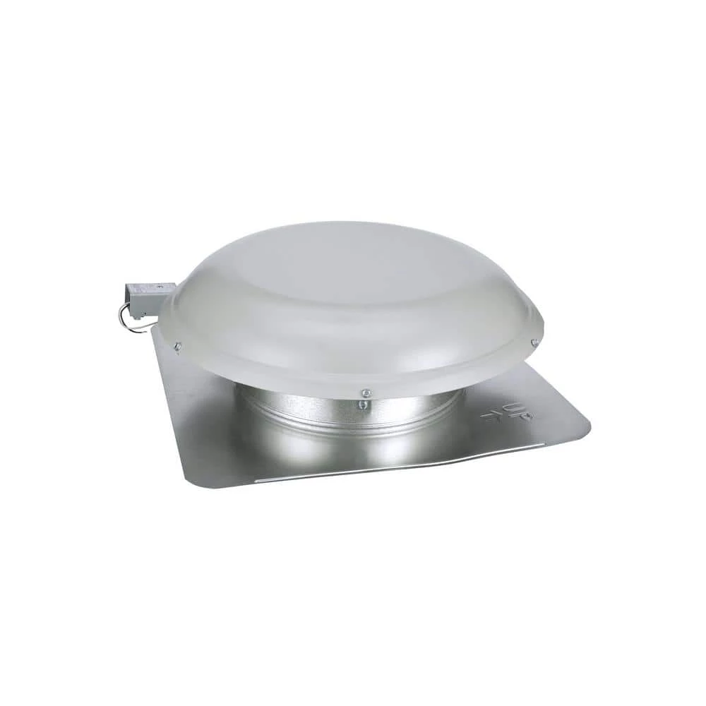 Air Vent 1320 CFM Aluminum Finish Power Roof Mount Attic Ventilator - Image 2
