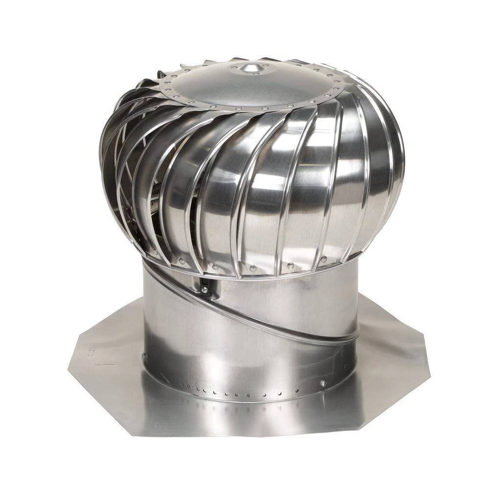 Air Vent 12 in. Mill Aluminum Internally Braced Wind Turbine - Image 6