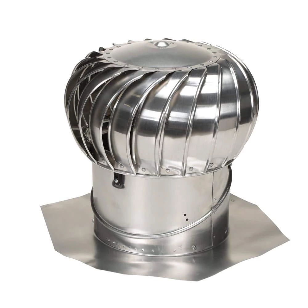 Air Vent 12 in. Mill Aluminum Internally Braced Wind Turbine - Image 3