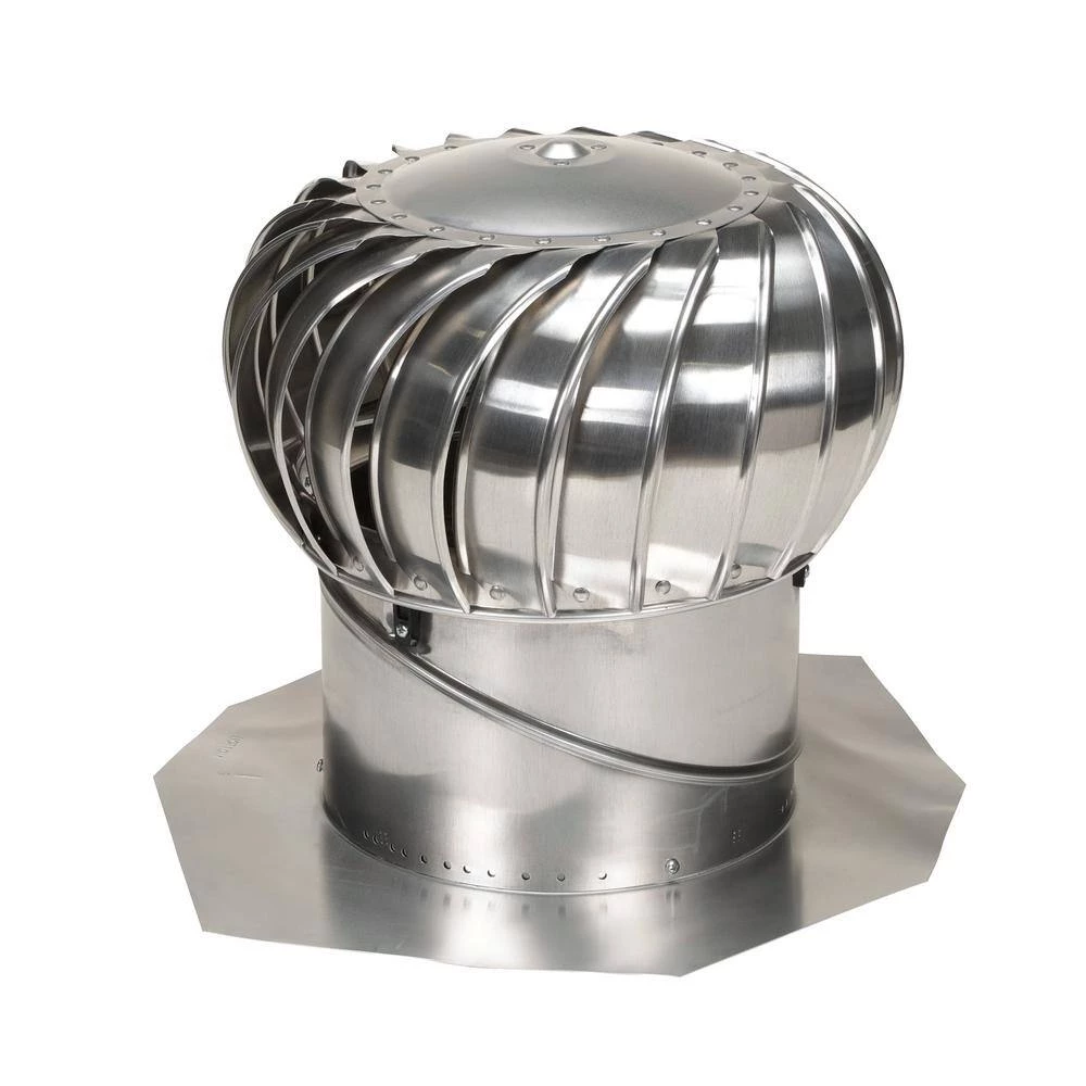 Air Vent 12 in. Mill Aluminum Internally Braced Wind Turbine - Image 7