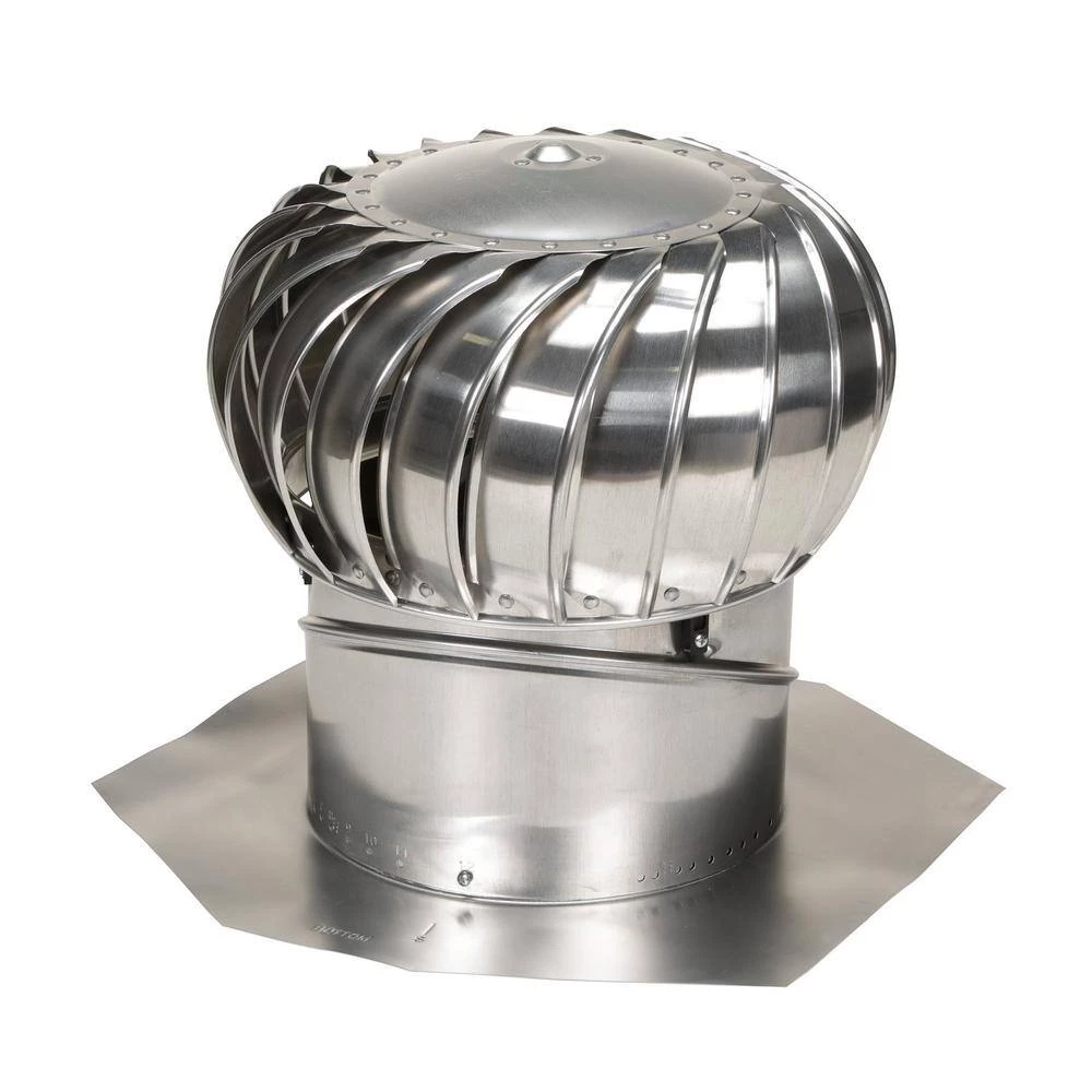 Air Vent 12 in. Mill Aluminum Internally Braced Wind Turbine - Image 5