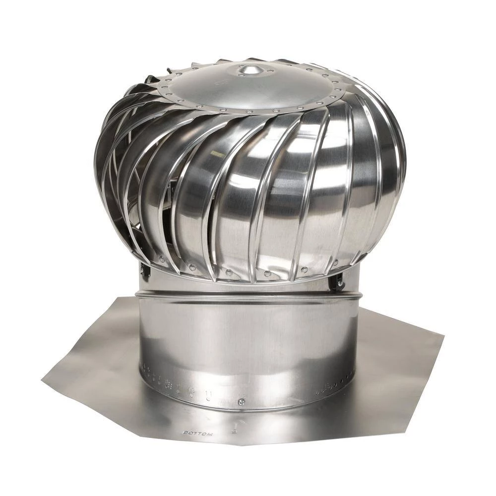 Air Vent 12 in. Mill Aluminum Internally Braced Wind Turbine - Image 4