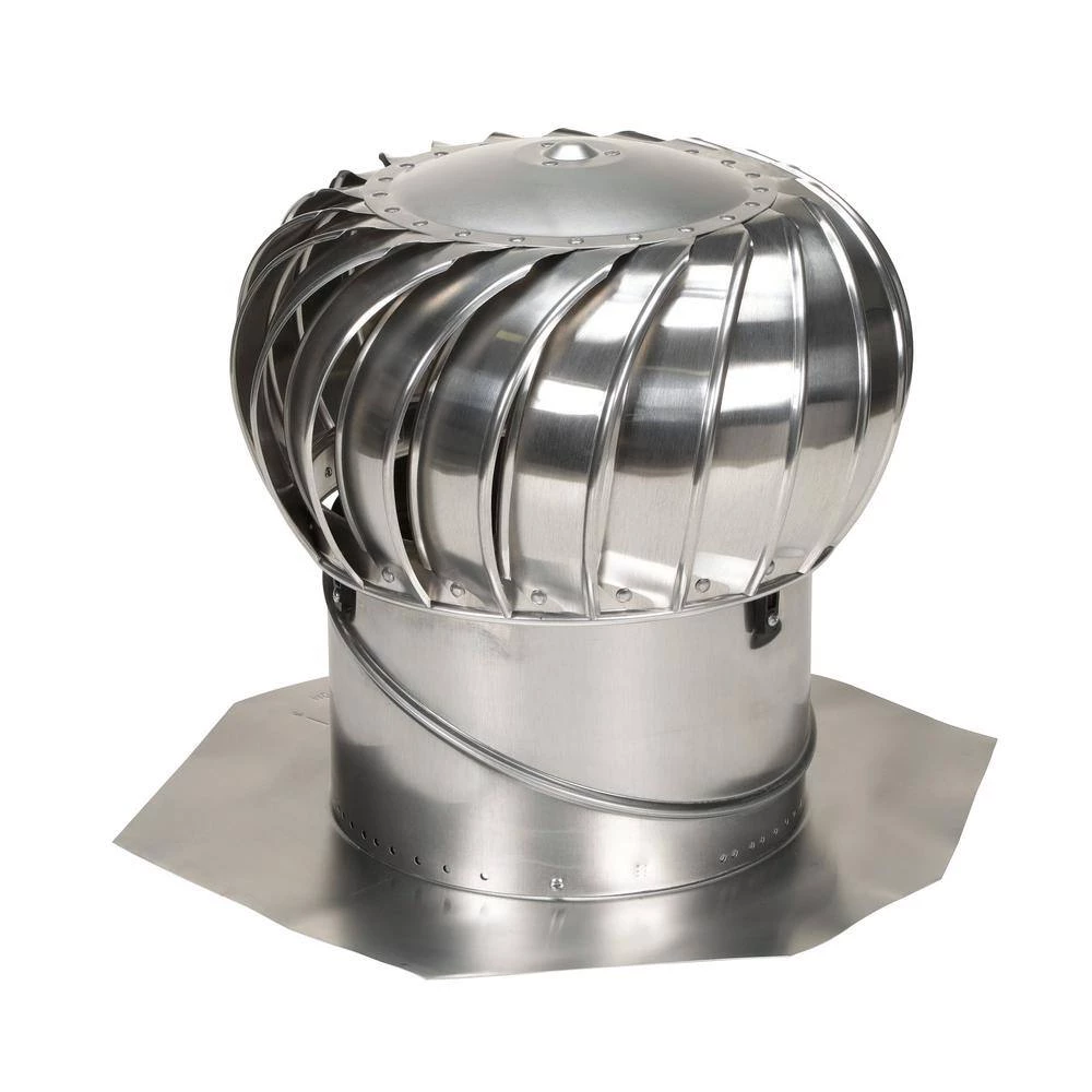 Air Vent 12 in. Mill Aluminum Internally Braced Wind Turbine - Image 8