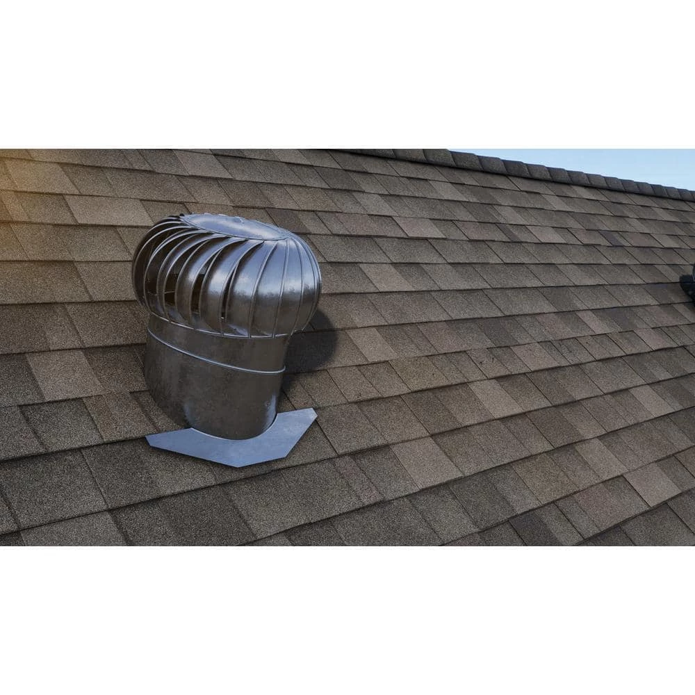 Air Vent 14 in. Mill Aluminum Internally Braced Wind Roof Turbine - Image 11
