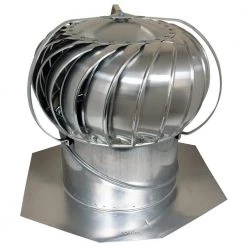 Air Vent 14 in. Mill Aluminum Externally Braced Wind Turbine