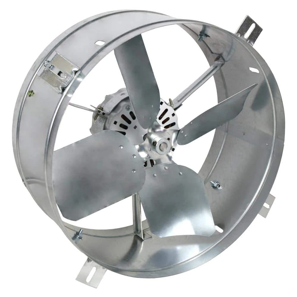 Maxx Air 1600 CFM Mill Electric Powered Gable Mount Electric Attic Fan - Image 7