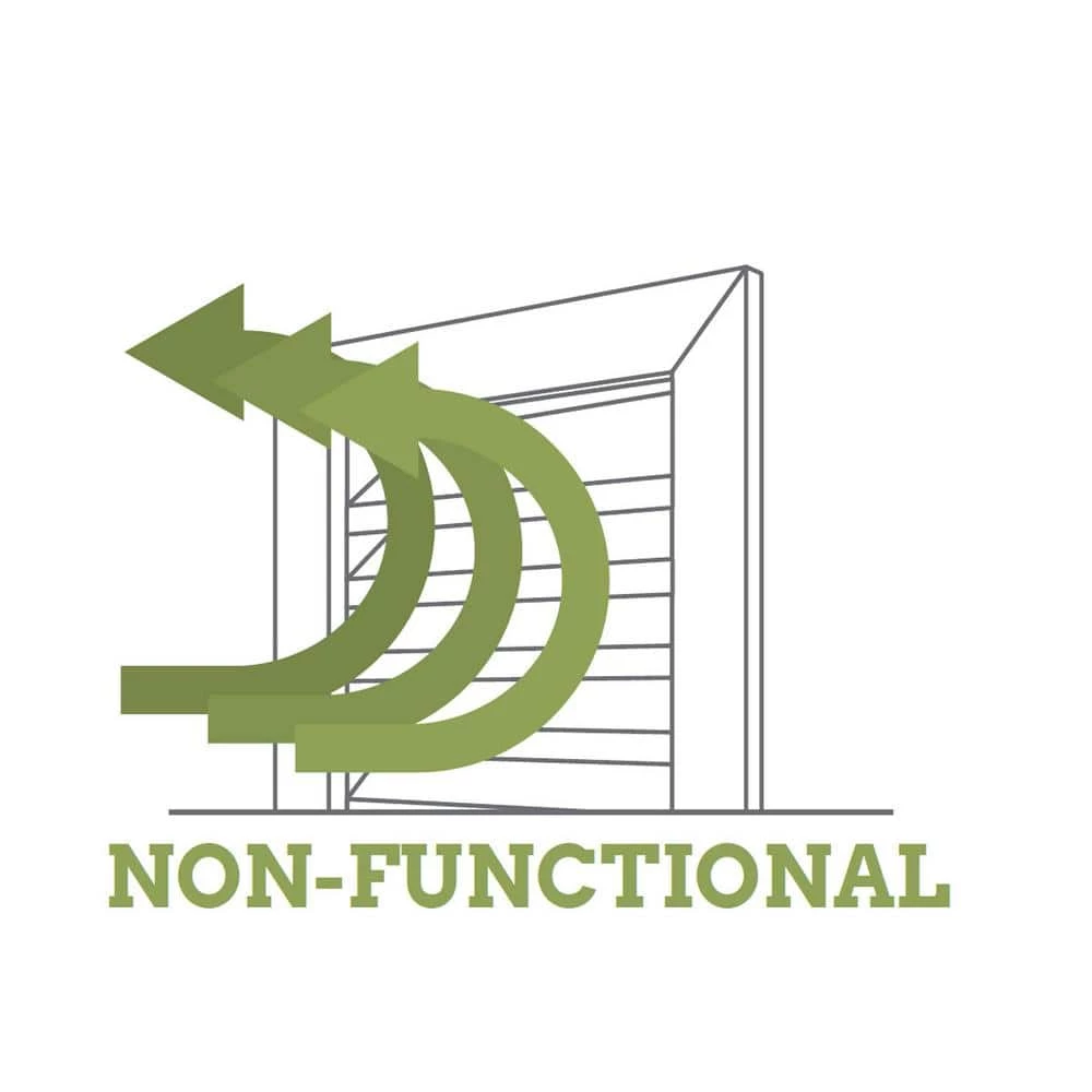 Ekena Millwork 32 in. x 16 in. Half Round Primed Polyurethane Paintable Gable Louver Vent Non-Functional - Image 5