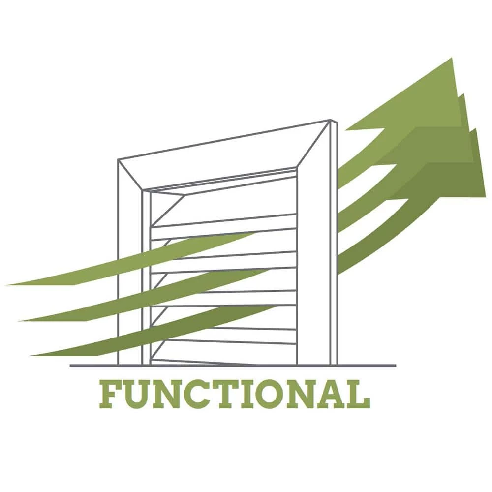 Ekena Millwork 30 in in. x 30 in. Octagon Primed Polyurethane Paintable Gable Louver Vent Functional - Image 10