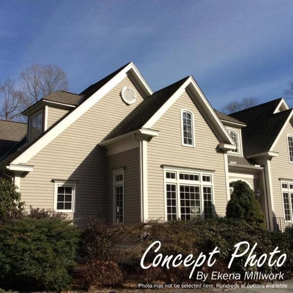 Ekena Millwork 30 in in. x 30 in. Octagon Primed Polyurethane Paintable Gable Louver Vent Functional - Image 6