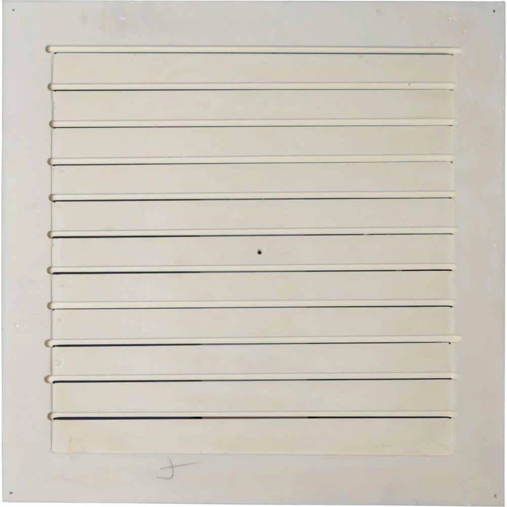 Ekena Millwork 24 in. x 24 in. Square Primed PolyUrethane Paintable Gable Louver Vent Functional - Image 4