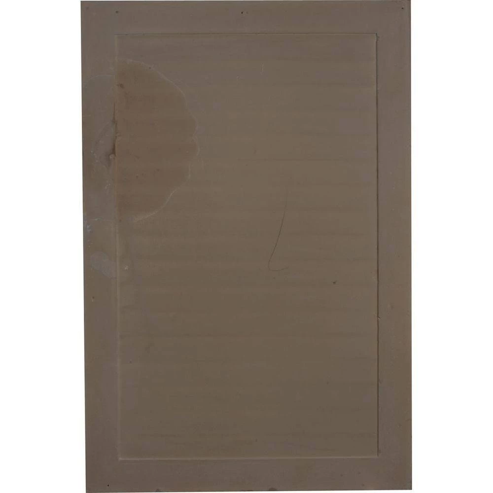 Ekena Millwork 24 in. x 36 in. Rectangular Primed PolyUrethane Paintable Gable Louver Vent Non-Functional - Image 4